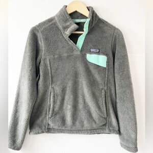 Patagonia Re-Tool Snap-T Fleece Pullover Women's Small Fleece Jacket Gray